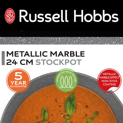 Russell Hobbs RH02809EU7 Кастрюля из металлического мрамора 24см