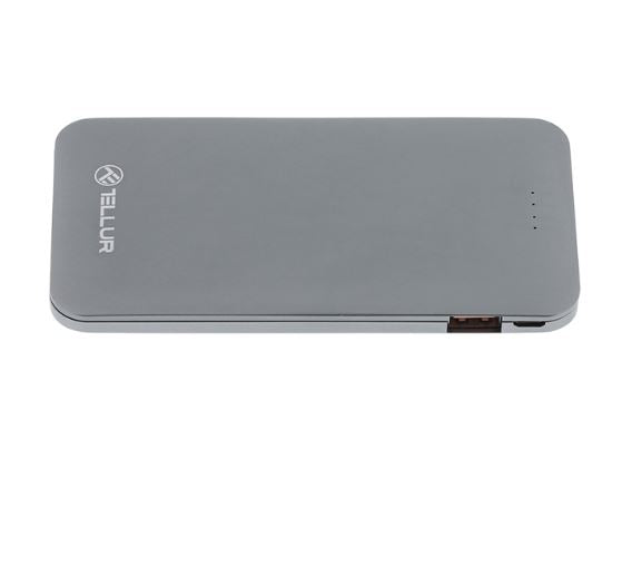 Tellur Power Bank QC 3.0 Fast Charge, 5000mAh, 3in1 gray