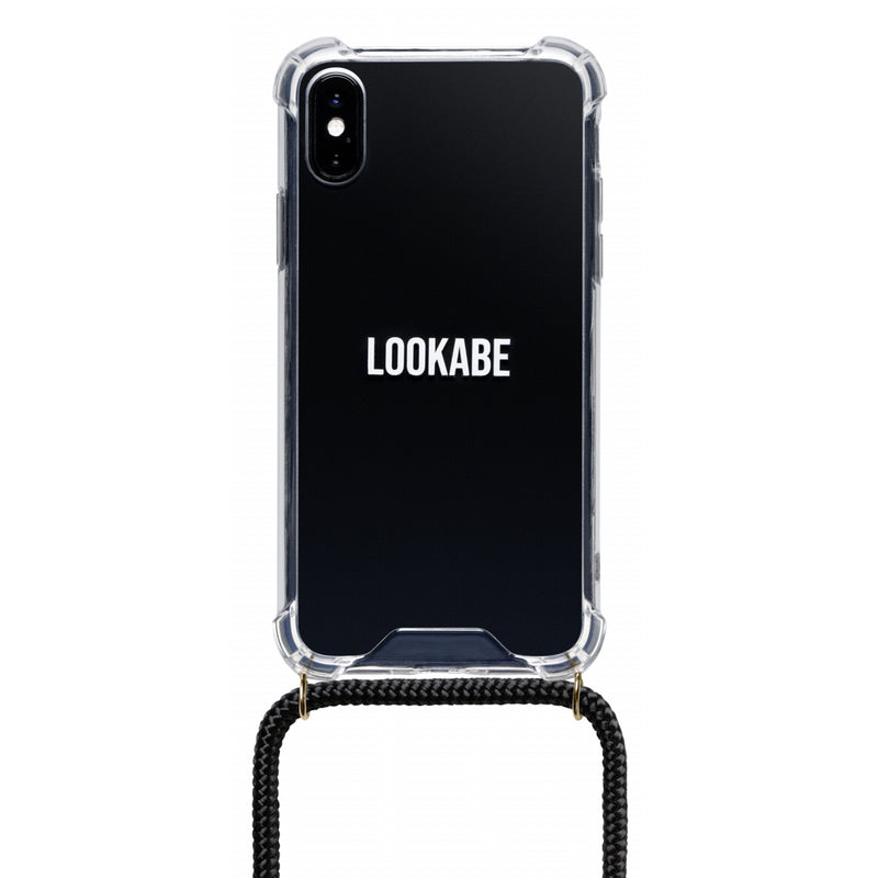 Lookabe Necklace iPhone X/Xs gold black loo003