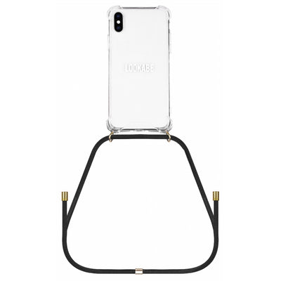 Lookabe Necklace iPhone X/Xs gold black loo003