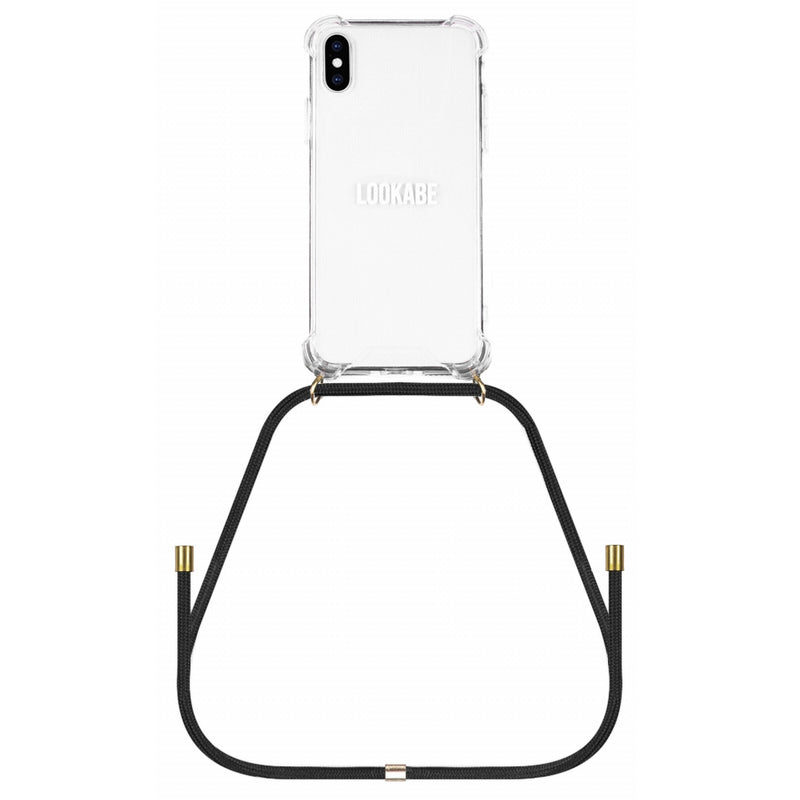 Lookabe Necklace iPhone X/Xs gold black loo003