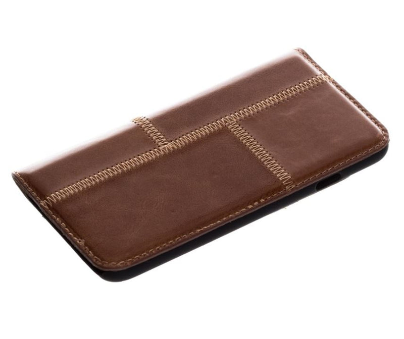 Чехол Tellur Book Case Patch Genuine Leather для iPhone 7 коричневый