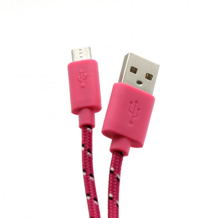 Sbox USB-&gt;Micro USB 1M USB-1031P розовый