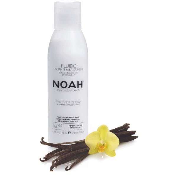 Noah 5.7 Smoothing Lotion With Vanilla Glotnumo suteikiantis kremas plaukams, 125 ml