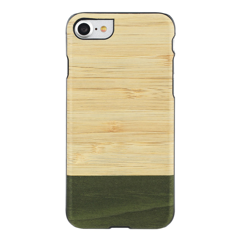 Чехол MAN&amp;WOOD для iPhone 7/8 бамбуковый лес черный