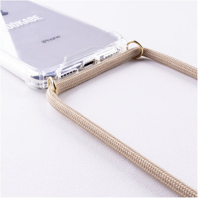 Lookabe Necklace iPhone 7/8+ gold nude loo007