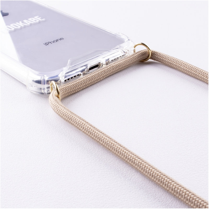 Lookabe Necklace iPhone 7/8+ gold nude loo007