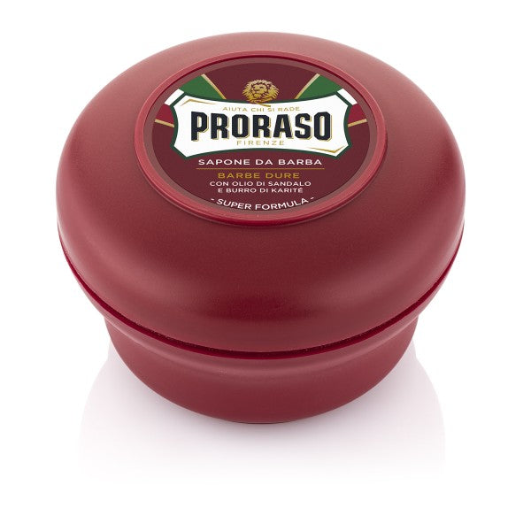 Proraso Red Line Shaving Soap In a Jar Odą maitinantis skutimosi muilas, 150ml