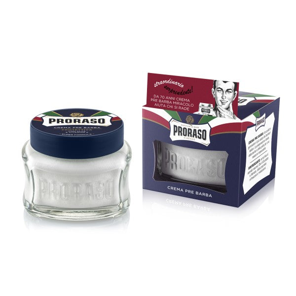 Proraso Blue Line Pre-Shave Cream Увлажняющий крем перед бритьем, 100мл