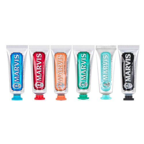 Marvis Toothpaste Flavor Collection Gift Set Dantų pastų rinkinys, 6*25ml