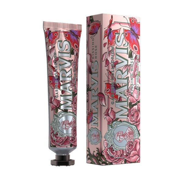 Marvis Kissing Rose Toothpaste with mint and rose aroma, 75ml