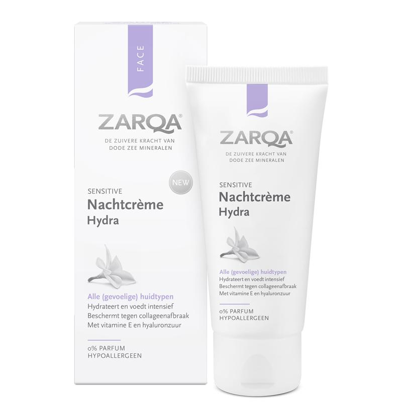 Zarqa moisturizing night face cream 50ml + gift Previa cosmetics