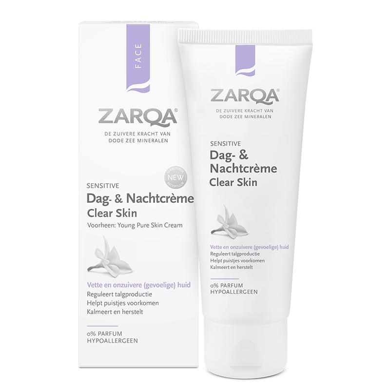 Zarqa clear skin cream for acne-prone skin 75ml + gift Previa cosmetics