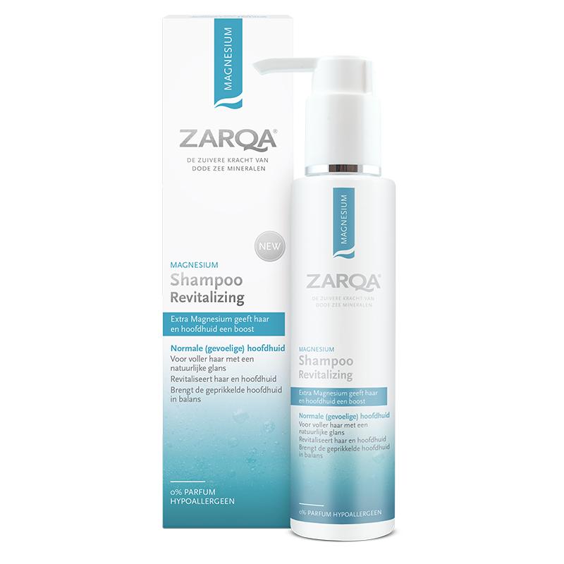 Zarqa magnesium gaivinamasis šampūnas 200ml +dovana Previa kosmetikos priemonė
