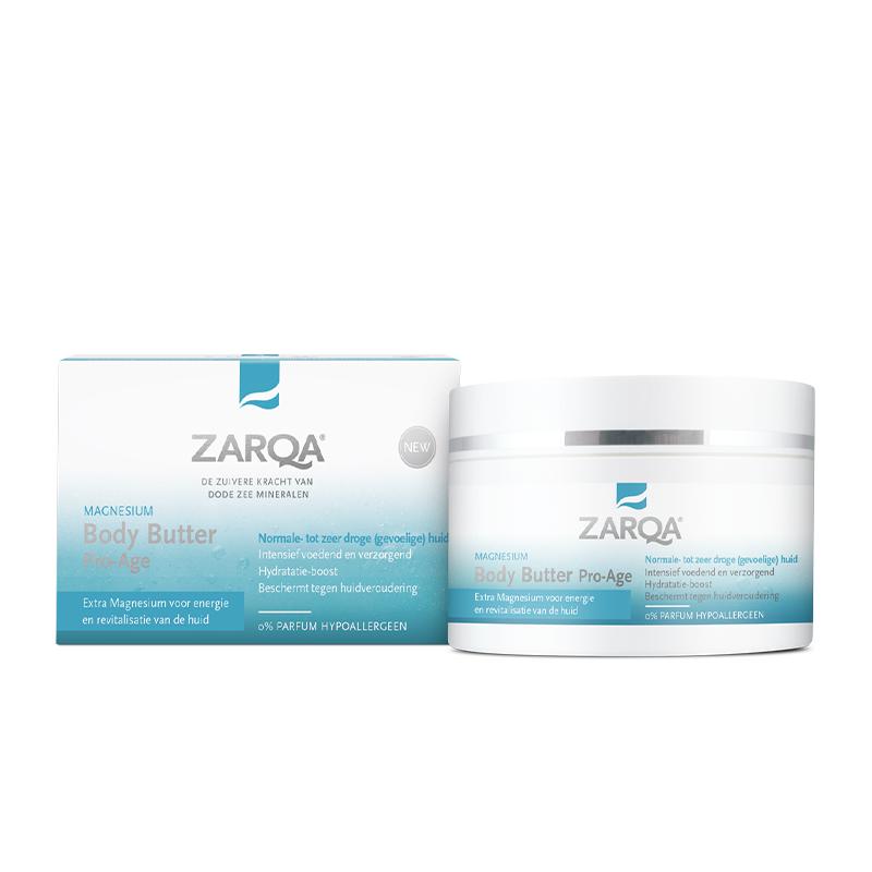 Zarqa magnesium body butter for mature skin 200ml + gift Previa cosmetic product