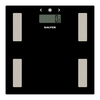 Salter 9150 BK3R Black Glass Analyzer Bathroom Scales