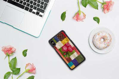 iKins SmartPhone case iPhone XS Max cherry blossom black