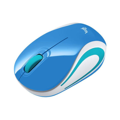 Logitech Mouse Wireless M187 Mini Mouse Blue — USB-приемник
