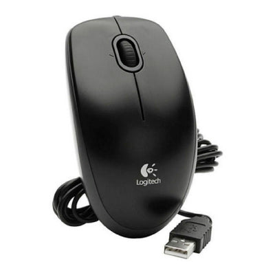 LOGITECH B100 optical Mouse black USB for Business OEM