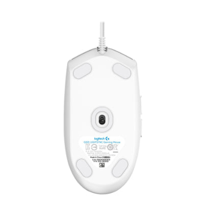 Игровая USB-мышь Logitech G203 Lightsync, белая (910-005797)