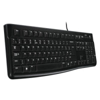 Проводная клавиатура LOGITECH K120, черная, USB OEM — Европа, Ближний Восток и Африка (США)