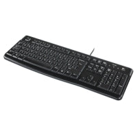 Проводная клавиатура LOGITECH K120, черная, USB OEM — Европа, Ближний Восток и Африка (США)