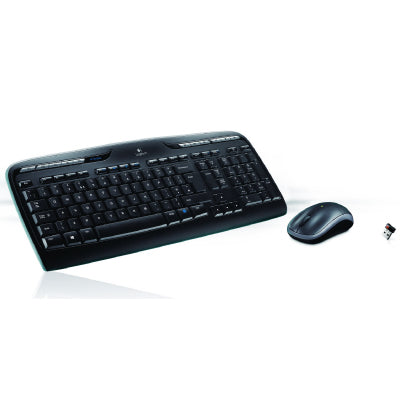 LOGITECH MK330 Wireless Combo with unifying-Nano-receiver black - EER (US)
