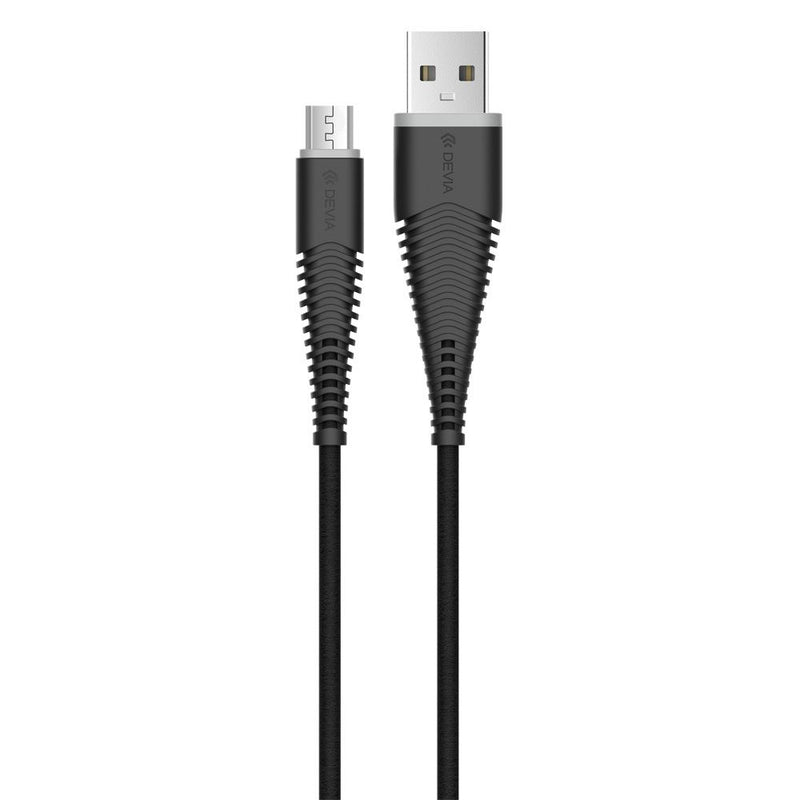 Кабель Devia Fish 1 Series для Micro USB (5 В, 2,4 А, 1,5 М), черный