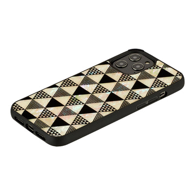 iKins case for Apple iPhone 12 Pro Max pyramid black