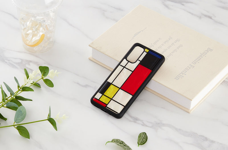 iKins case for Samsung Galaxy S20 mondrian black