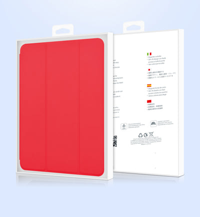 Devia Leather Case with Pencil Slot (2018) iPad Air (2019) &amp; iPad Pro 10.5 red