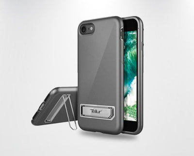 Чехол Tellur Cover Premium Kickstand Ultra Shield для iPhone 7, серебристый