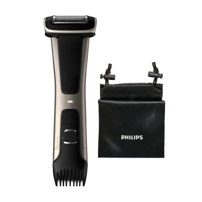 Philips 7000 series с защитой от душа, бритва для ухода за телом BG7025/15, безопасная для кожи бритва, 5 настроек длины, 80 минут автономной работы, 1 час зарядки