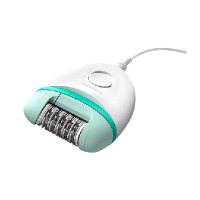 Philips Satinelle Essential Corded compact epilator BRE245/00 for legs + 2 accessories.