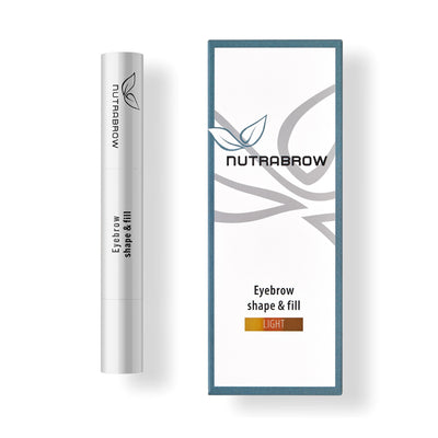 NutraBrow Eyebrow gel 4 ml + gift Previa cosmetic product