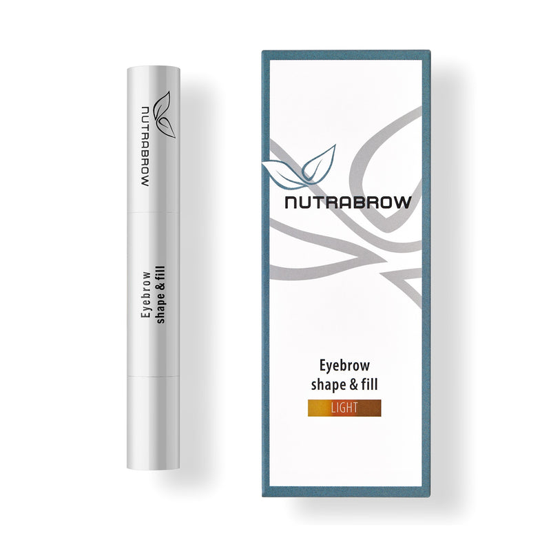 NutraBrow Eyebrow gel 4 ml + gift Previa cosmetic product