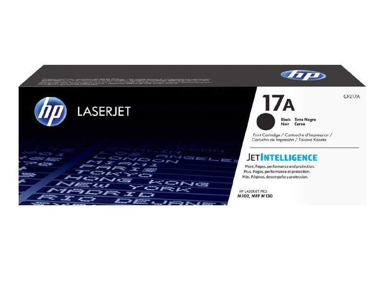 Черный лазерный картридж HP 17A, 1600 страниц, для HP LaserJet Pro M102a, M130a 