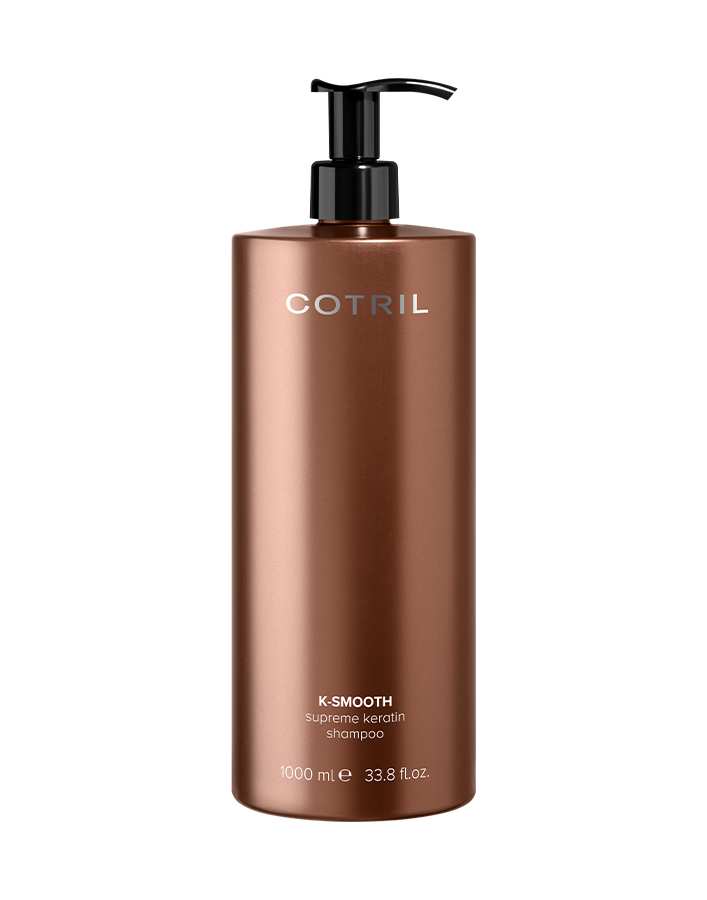 Cotril Keratininis šampūnas K-SMOOTH, 1000ml +dovana