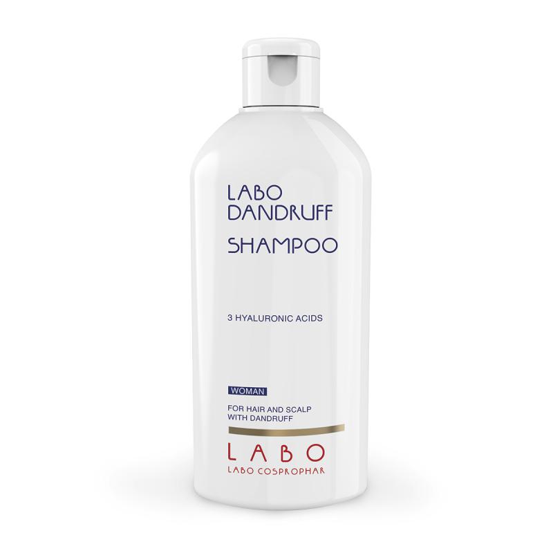 LABO DANDRUFF anti-dandruff shampoo with 3 hyaluronic acids FOR WOMEN, 200 ml + gift 