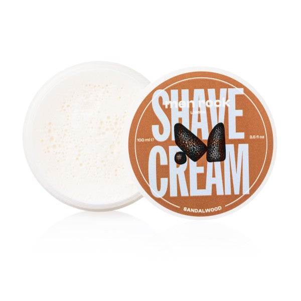Men Rock Sandalwood Shave Cream Sandalwood aroma shaving cream, 100ml