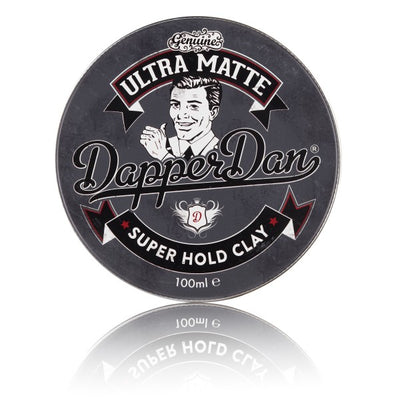 Dapper Dan Ultra Matte Super Hold Clay Itin stiprios fiksacijos matinis modeliavimo molis