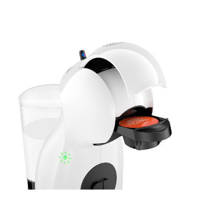 DELONGHI Dolce Gusto EDG110.WB Piccolo XS white capsule coffee machine + gift 1x NESCAFE Dolce Gusto Flat White 