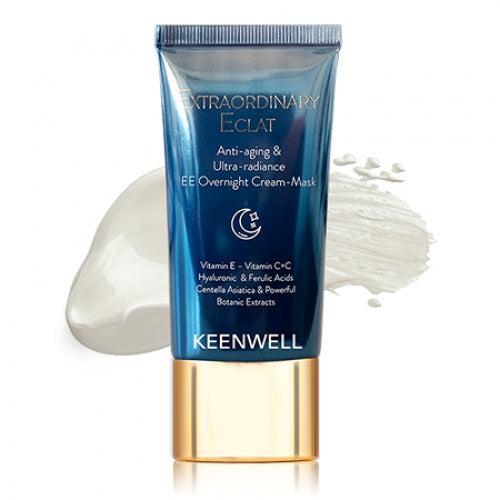 Keenwell Extraordinary Eclat EE Ночная крем-маска 30 мл + продукт для волос Previa в подарок