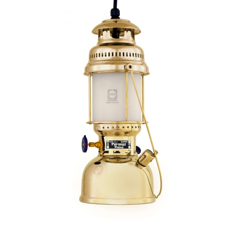 Electric Hanging Lamp Petromax HK500 Brass