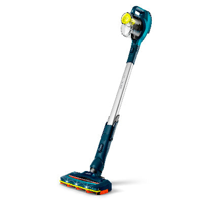 Philips SpeedPro rechargeable vacuum cleaner - broom FC6727/01, 180° suction nozzle, 21.6 V, up to 40 min., LED lamps on the nozzle, Small Turb. brush, supplement. Filter