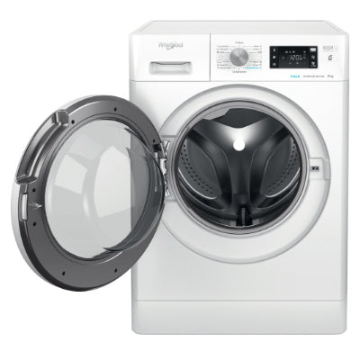 WHIRLPOOL Washing machine FFB 8258 WV EE, 8 kg, 1200 rpm, Energy class B, Depth 63 cm, Steam refresh
