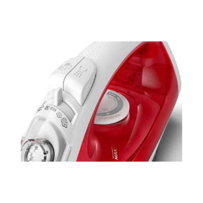 Philips EasySpeed Steam iron GC1742/40 2000W, Non Stick, CoS 25g, SOS 90g, Calc Clean, 220ml, Red