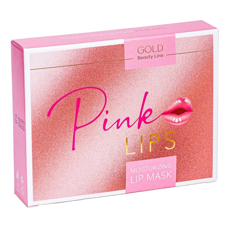 Gold Beauty Line Drėkinanti lūpų kaukė “PINK LIPS” +dovana Previa plaukų priemonė