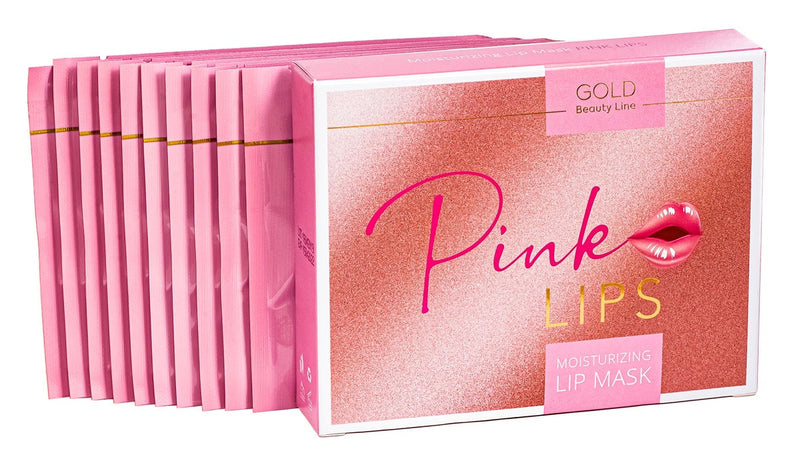 Gold Beauty Line Drėkinanti lūpų kaukė “PINK LIPS” +dovana Previa plaukų priemonė