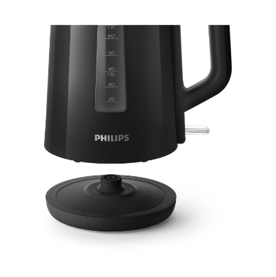 Philips Kettle HD9318/20 2200W 1.7l Orbit plastic kettle, spring lid, pilot light, black